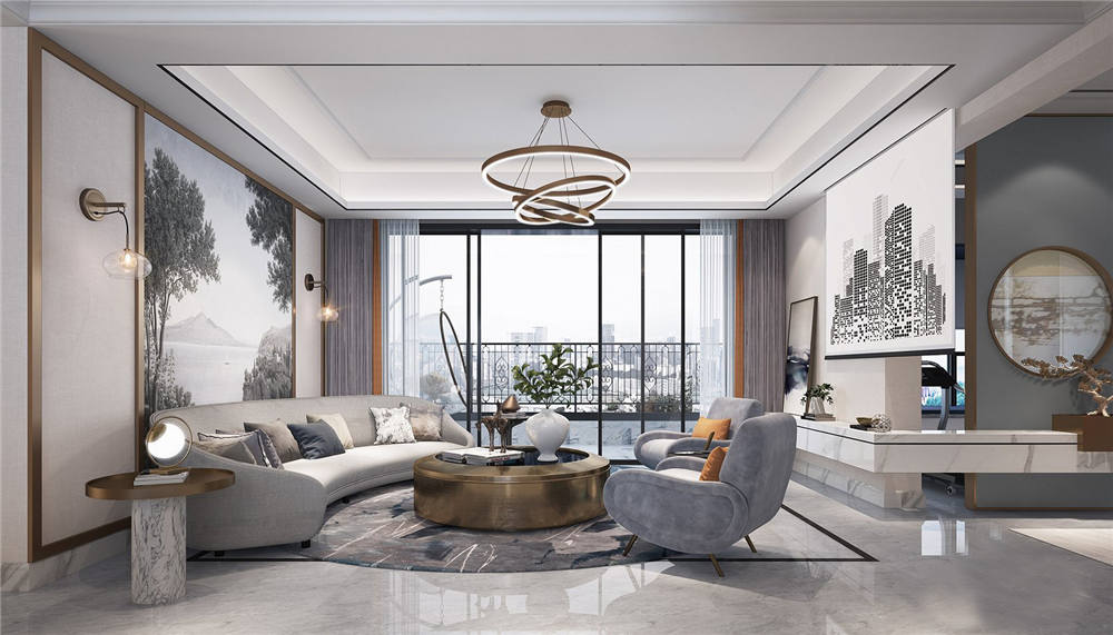 龍湖九里晴川-現代簡約-臥室設計效果圖