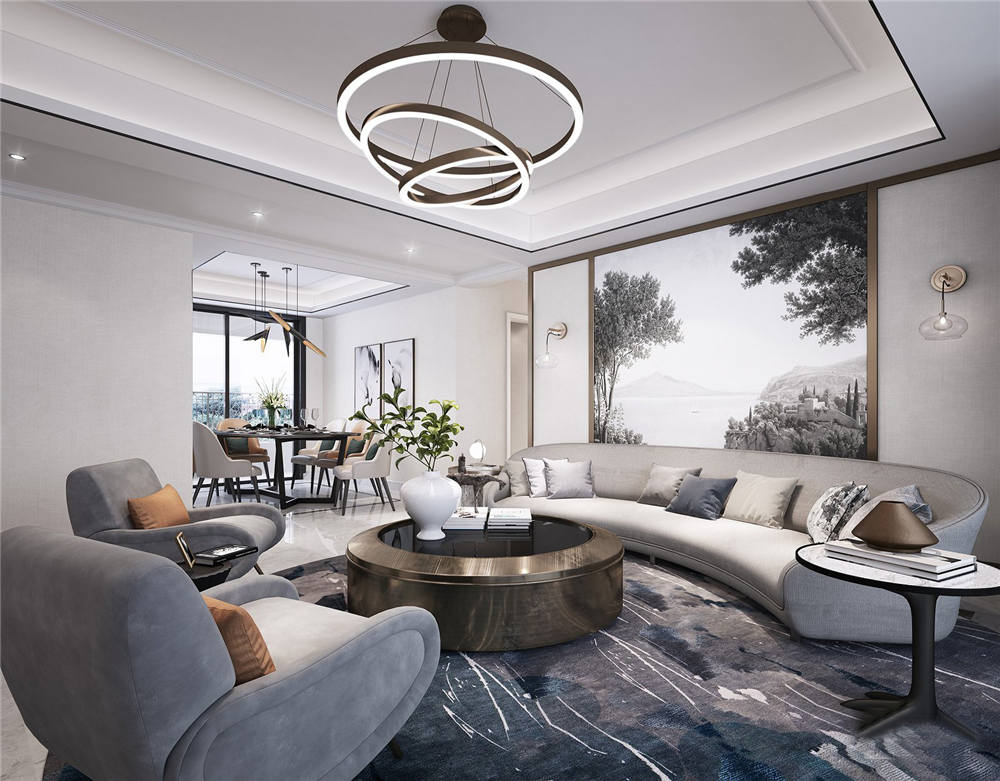 龍湖九里晴川-現代簡約-臥室設計效果圖