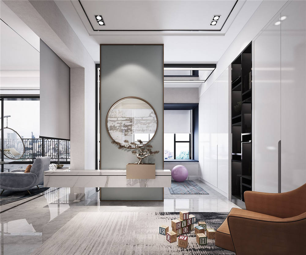 龍湖九里晴川-現(xiàn)代簡(jiǎn)約-臥室設(shè)計(jì)效果圖